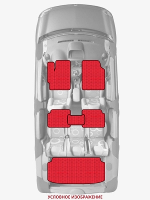 ЭВА коврики «Queen Lux» комплект для Audi A3 (8L)